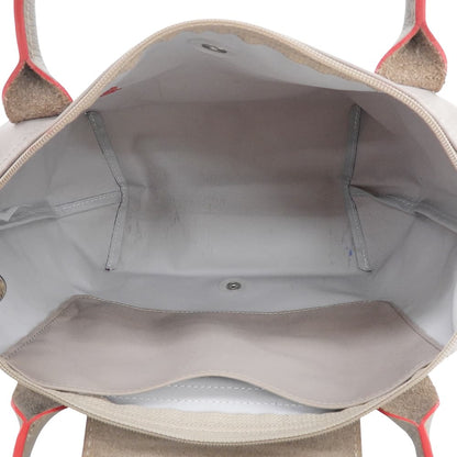 Longchamp ロンシャン ル プリアージュ オリジナル S トップハンドルバッグ ハンドバッグ レディース ブラウン×レッド ハンドバッグ