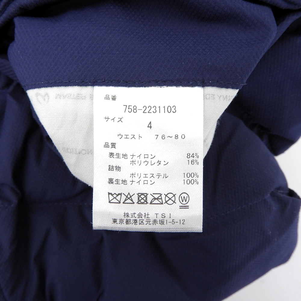 MASTER BUNNY EDITION マスターバニーエディション ナイロン ゴルフパンツ ボトムス レディース ネイビー 4 758-2231103 ボトムス 4