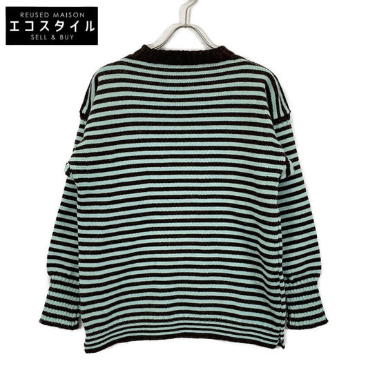 GARDEN MINT×CHESTNUT ｳｰﾙ100 TRADITIONAL GUERNSEY SWEATER トップス 40 レディース