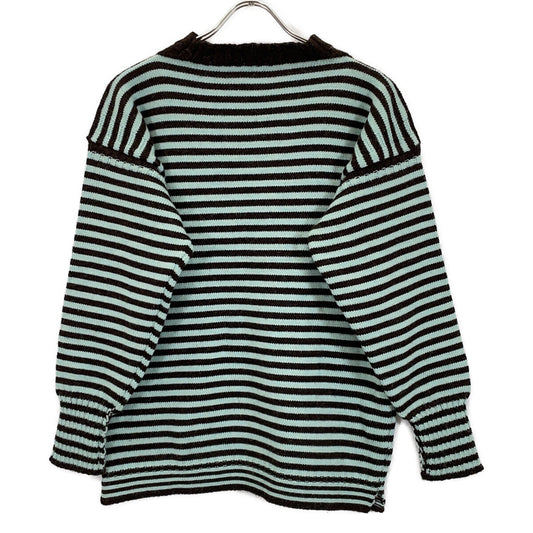 GARDEN MINT×CHESTNUT ｳｰﾙ100 TRADITIONAL GUERNSEY SWEATER トップス 40 レディース
