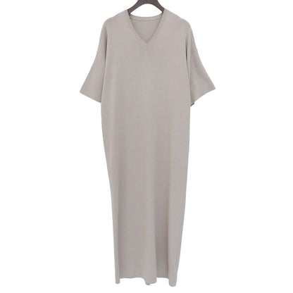 STYLE DELI スタイルデリ 新品同様 リラックス ショルダー Vネック ワンピース レディース ベージュ 01 234798 ワンピース