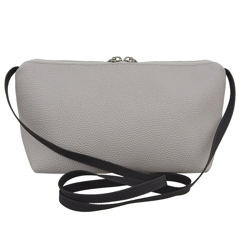 Herve Chapelier エルベシャプリエ 美品 リュクス ショルダー ショルダーバッグ レディース グレージュ 2638G ショルダーバッグ