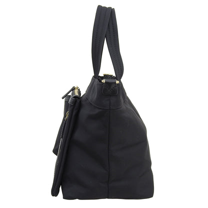 Anya Hindmarch アニヤ ハインドマーチ 美品 ミニマルチポケットトート ハンドバッグ ショルダーバッグ レディース ブラック ハンドバッグ