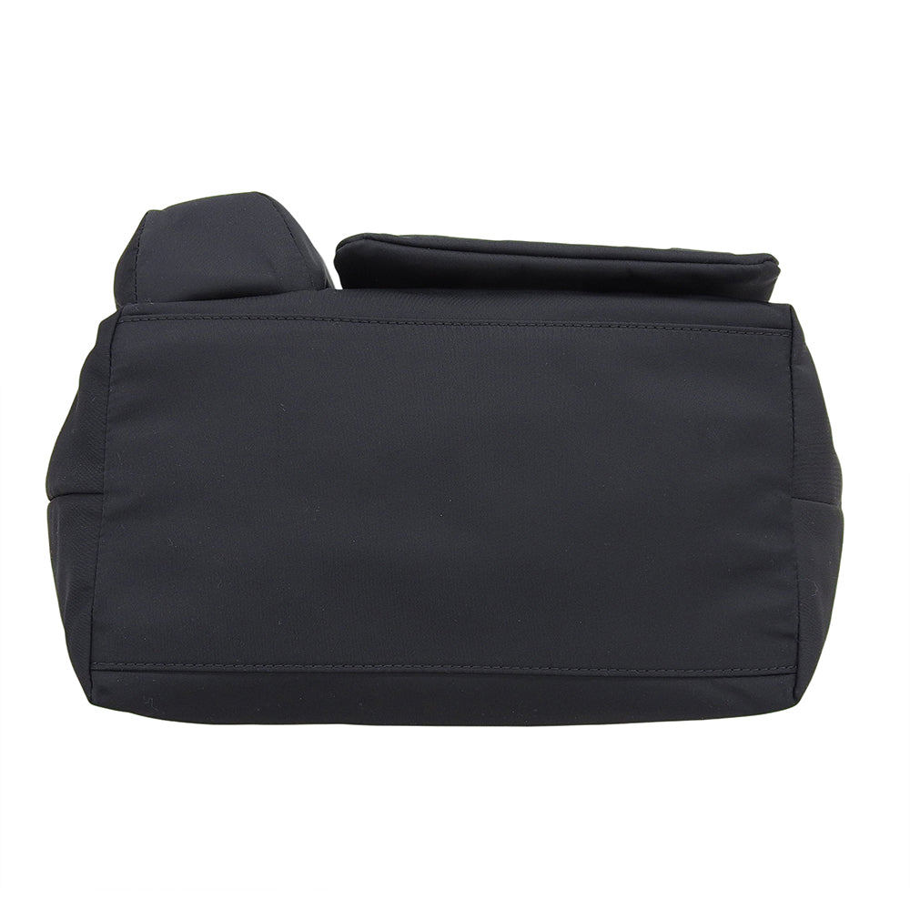 Anya Hindmarch アニヤ ハインドマーチ 美品 ミニマルチポケットトート ハンドバッグ ショルダーバッグ レディース ブラック ハンドバッグ