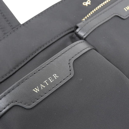 Anya Hindmarch アニヤ ハインドマーチ 美品 ミニマルチポケットトート ハンドバッグ ショルダーバッグ レディース ブラック ハンドバッグ