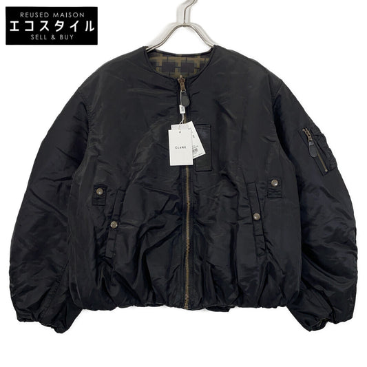 CLANE Black 19101ー0052 Reversible MA-1 jacket Jacket