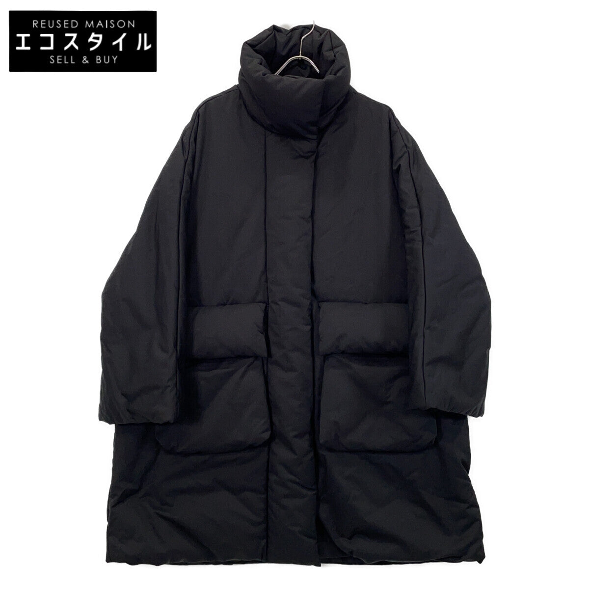DIESEL ディーゼル ブラック W-THEA パデットロングジャケット ジャケット