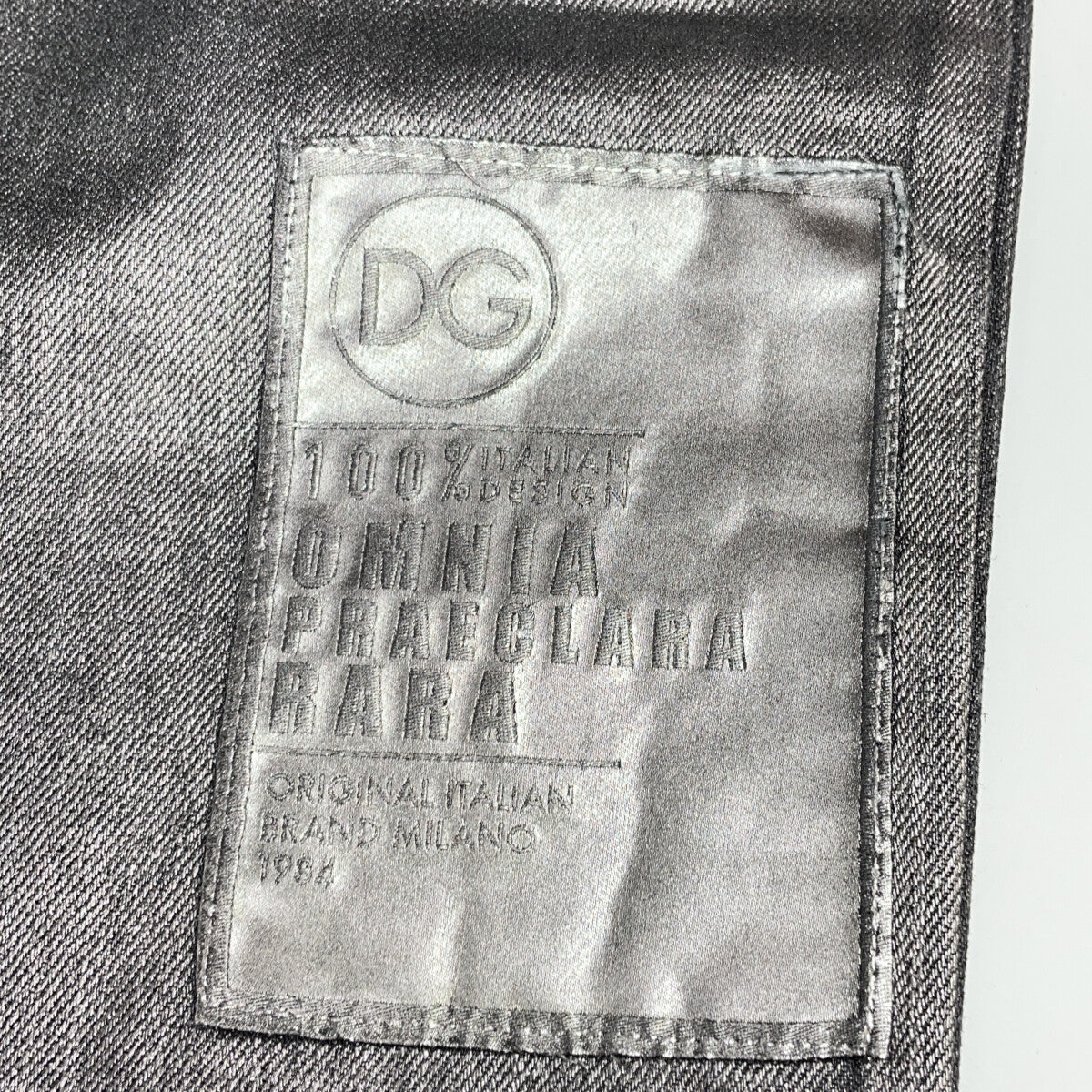 DOLCE&GABBANA ドルチェアンドガッバーナ メタリック GYJCCD Destroyed Denim Jeans ダメージ加工デニムパンツ ボトムス