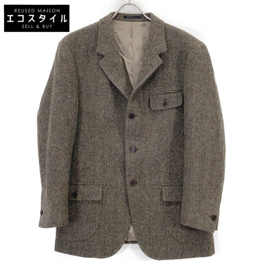 Multi-color Wool Tweed 3B Jacket Men's Jacket