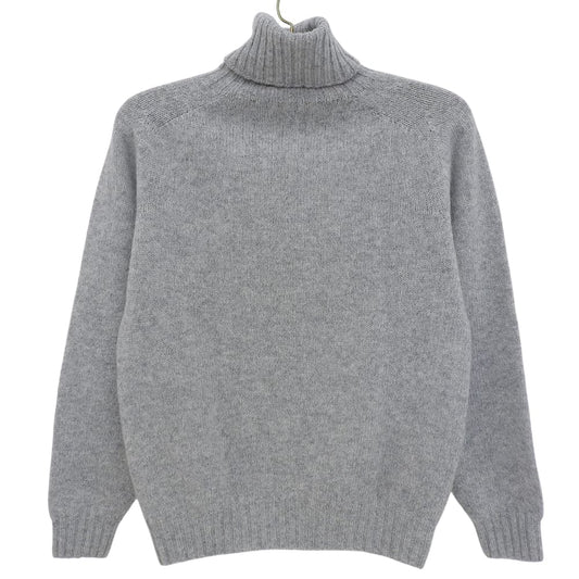 Excellent Condition Wool Turtleneck Knit Top Men's Gray 38 Top 38