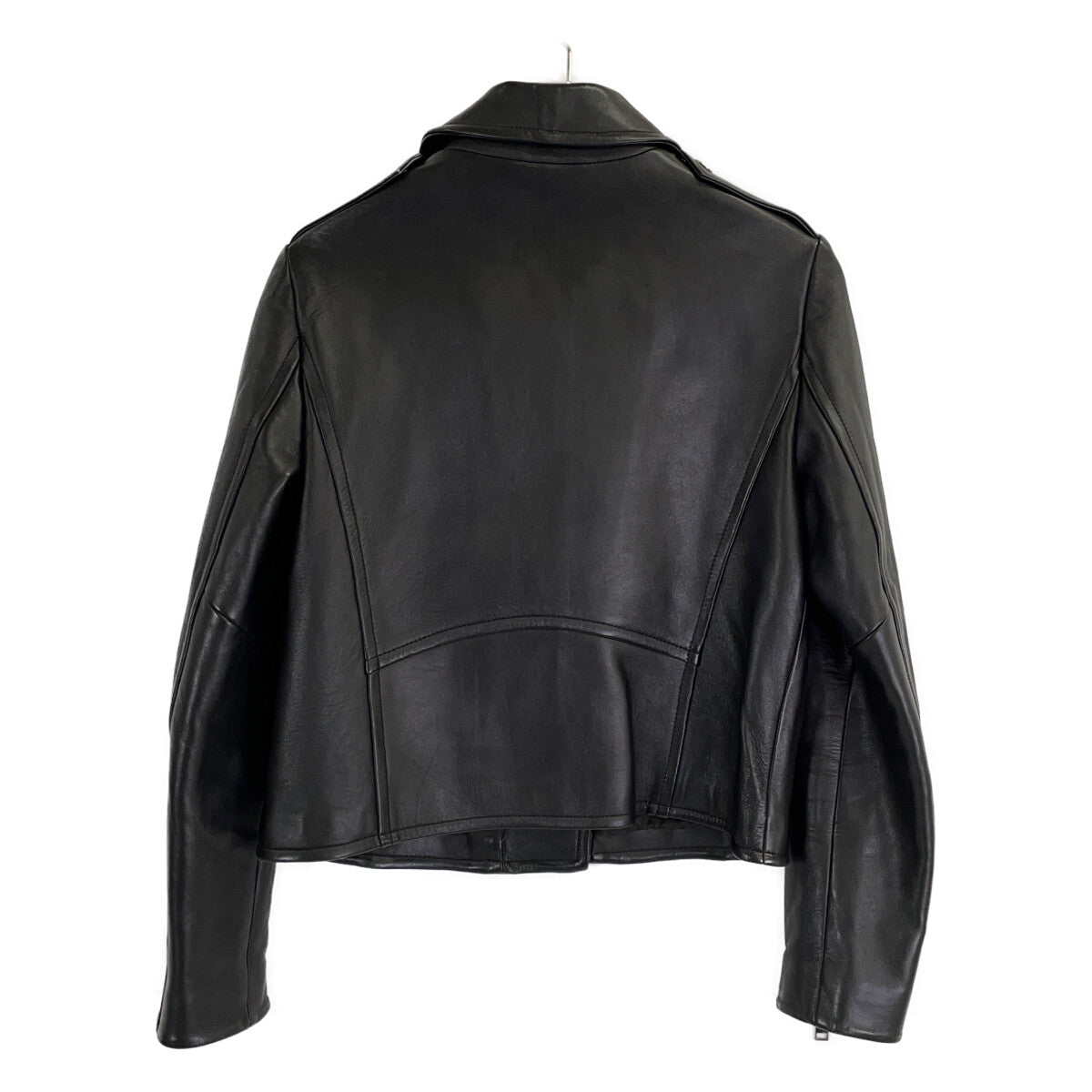 Max MaraWEEKEND Max Mara Weekend Black 544601996 Lambskin Double Rider's Jacket Jacket 38