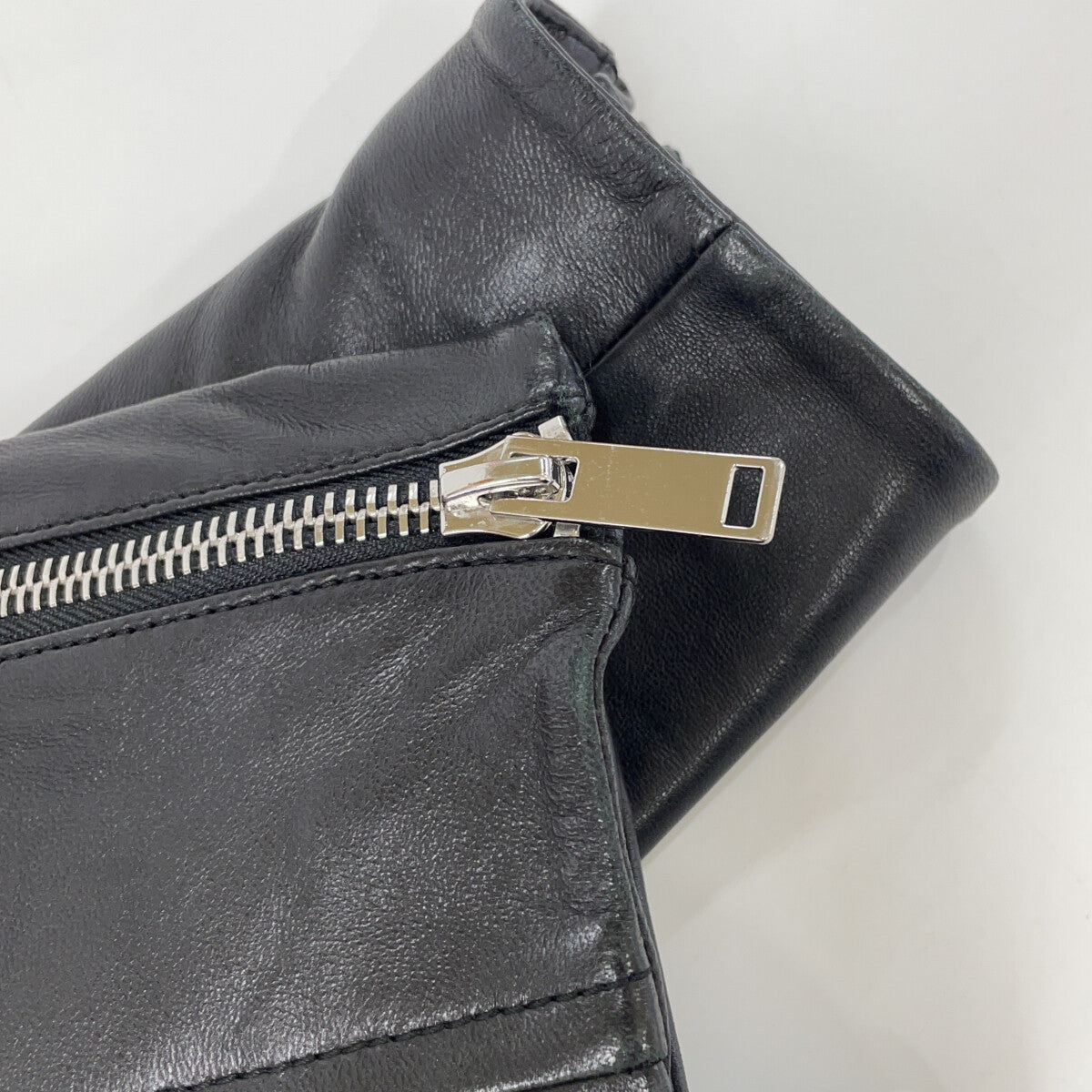 Max MaraWEEKEND Max Mara Weekend Black 544601996 Lambskin Double Rider's Jacket Jacket 38