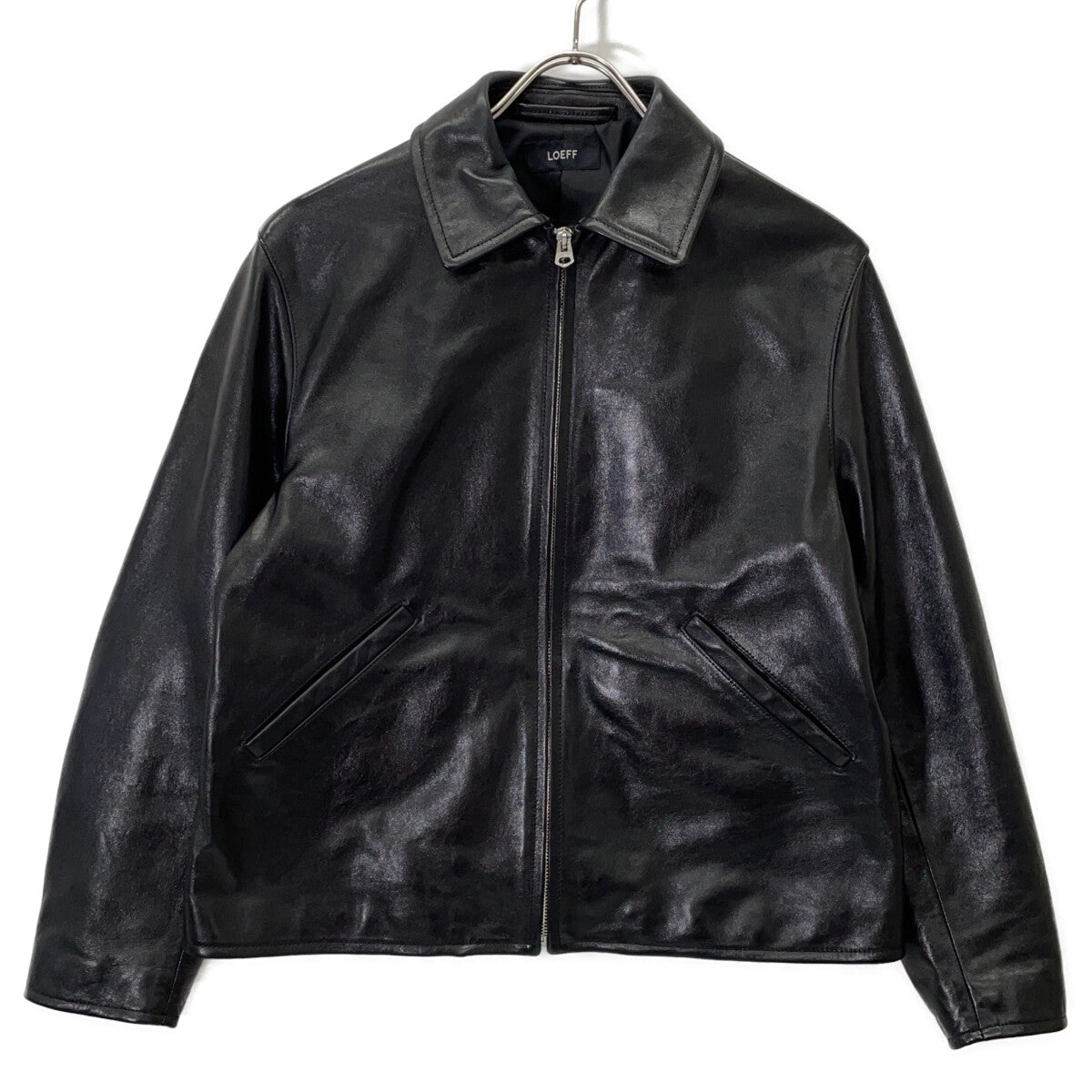 LOEFF ロエフ 8885-699-0010 ブラック LFU LAMB LT BIKER JK ジャケット