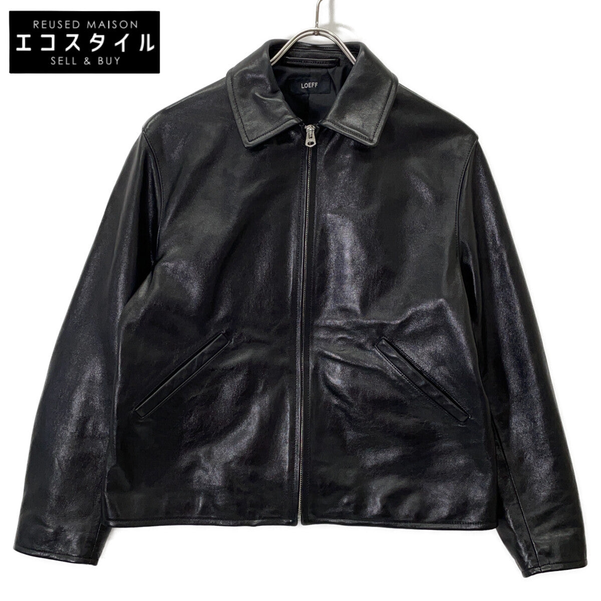 LOEFF 罗埃夫 8885-699-0010 黑色 LFU LAMB LT BIKER JK 夹克 0