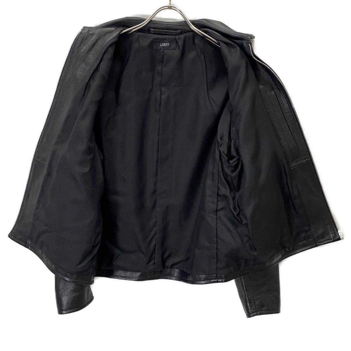 LOEFF 罗埃夫 8885-699-0010 黑色 LFU LAMB LT BIKER JK 夹克 0