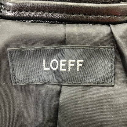 LOEFF ロエフ 8885-699-0010 ブラック LFU LAMB LT BIKER JK ジャケット