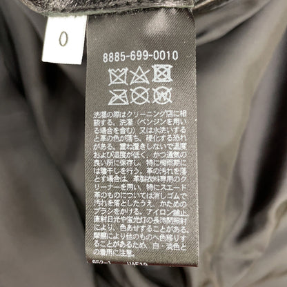 LOEFF ロエフ 8885-699-0010 ブラック LFU LAMB LT BIKER JK ジャケット