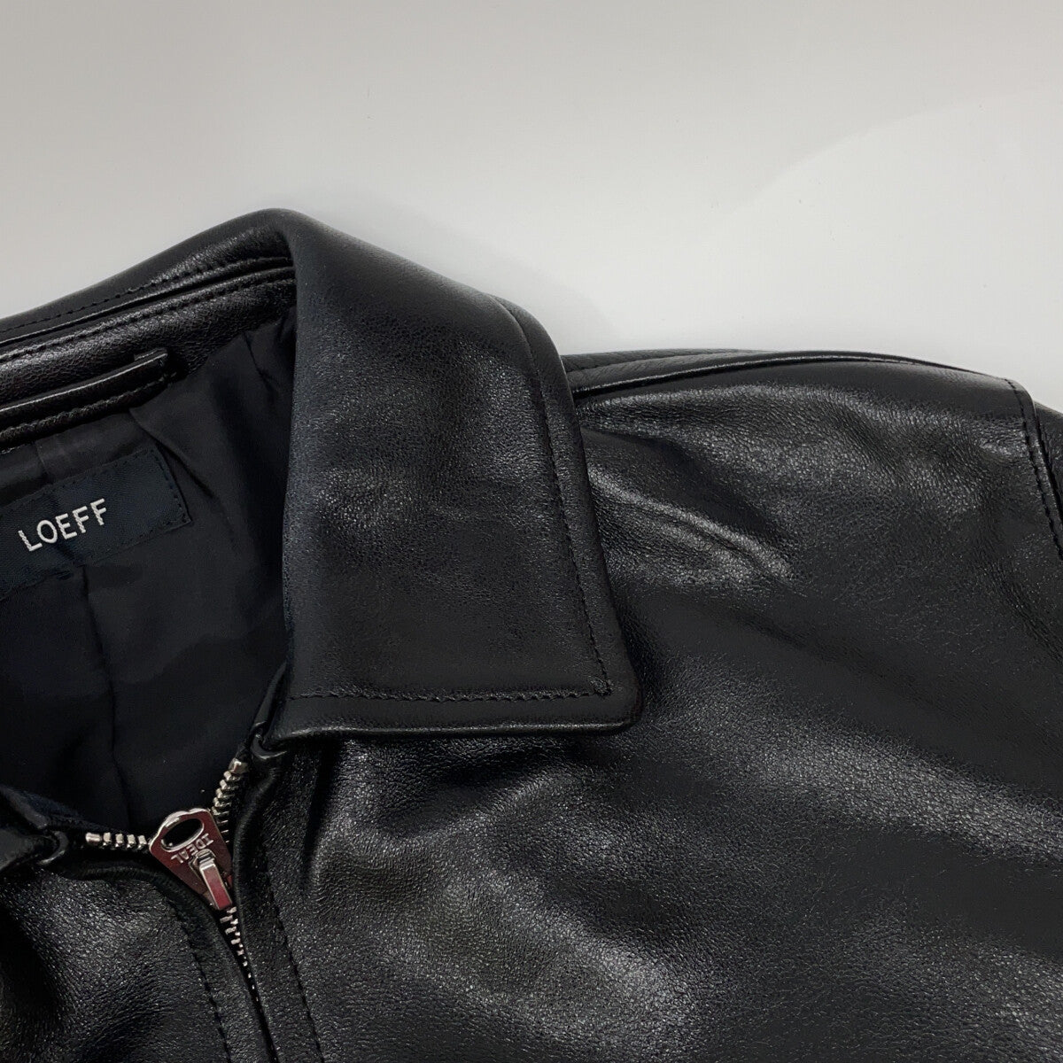 LOEFF 罗埃夫 8885-699-0010 黑色 LFU LAMB LT BIKER JK 夹克 0