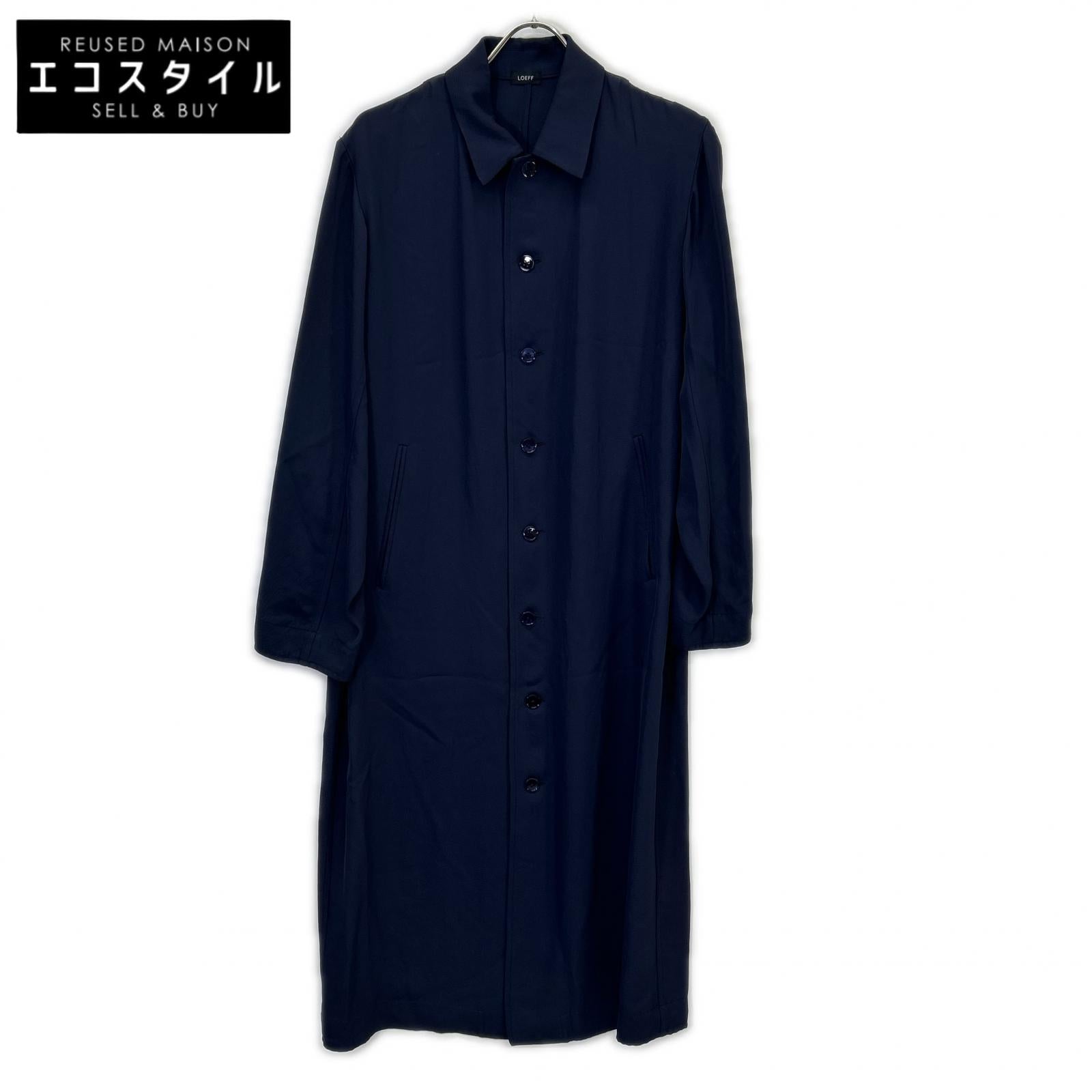 LOEFF 23SS 8826-0234-00086 Navy Shirt Dress