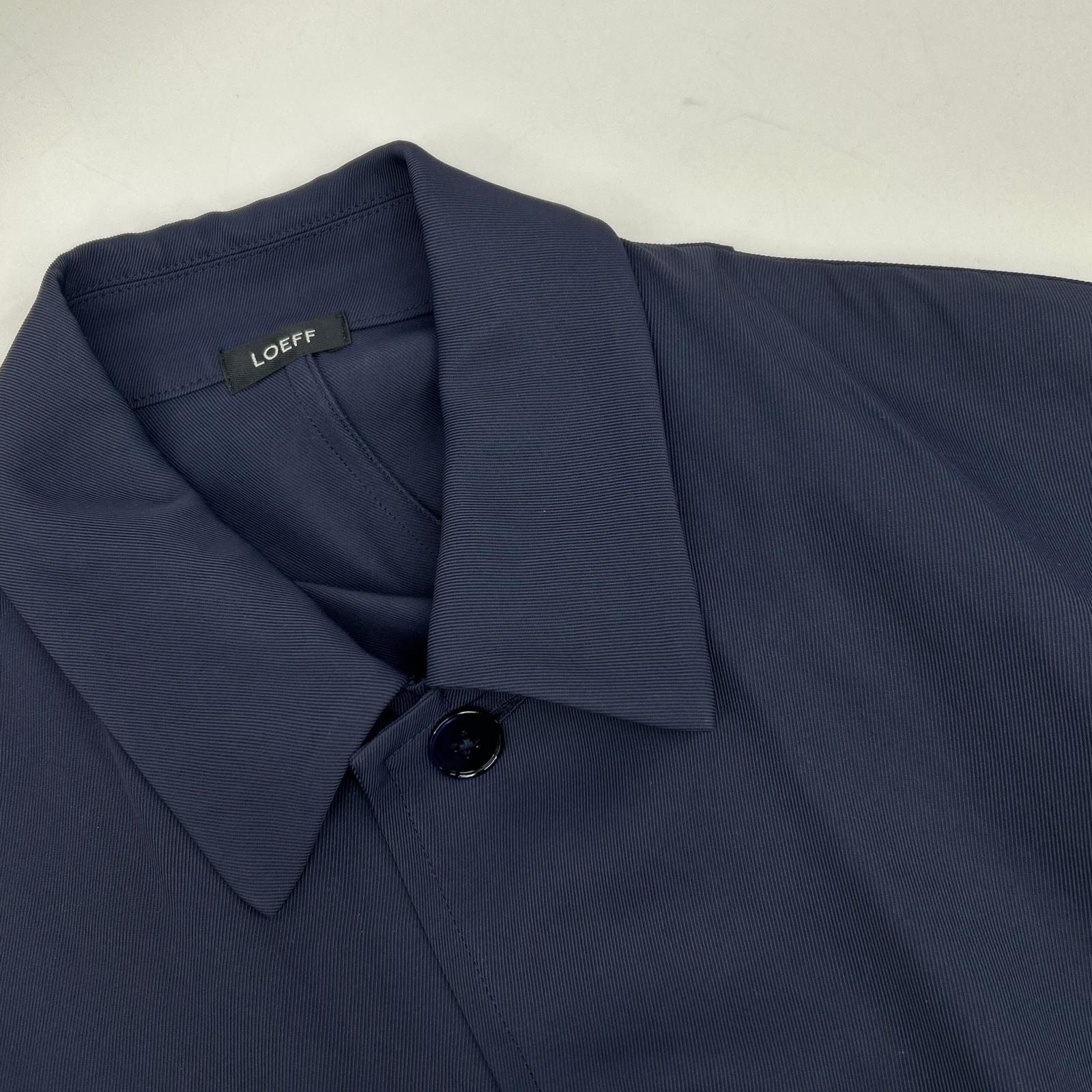 LOEFF 23SS 8826-0234-00086 Navy Shirt Dress