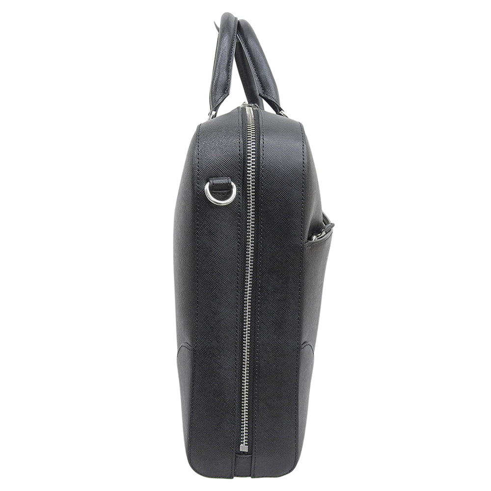 PELLE MORBIDA ペッレモルビダ ブリーフバッグ 1室 1ルーム 2WAY ビジネスバッグ ブリーフケース メンズ ブラック CA013B ビジネスバッグ ブリーフケース