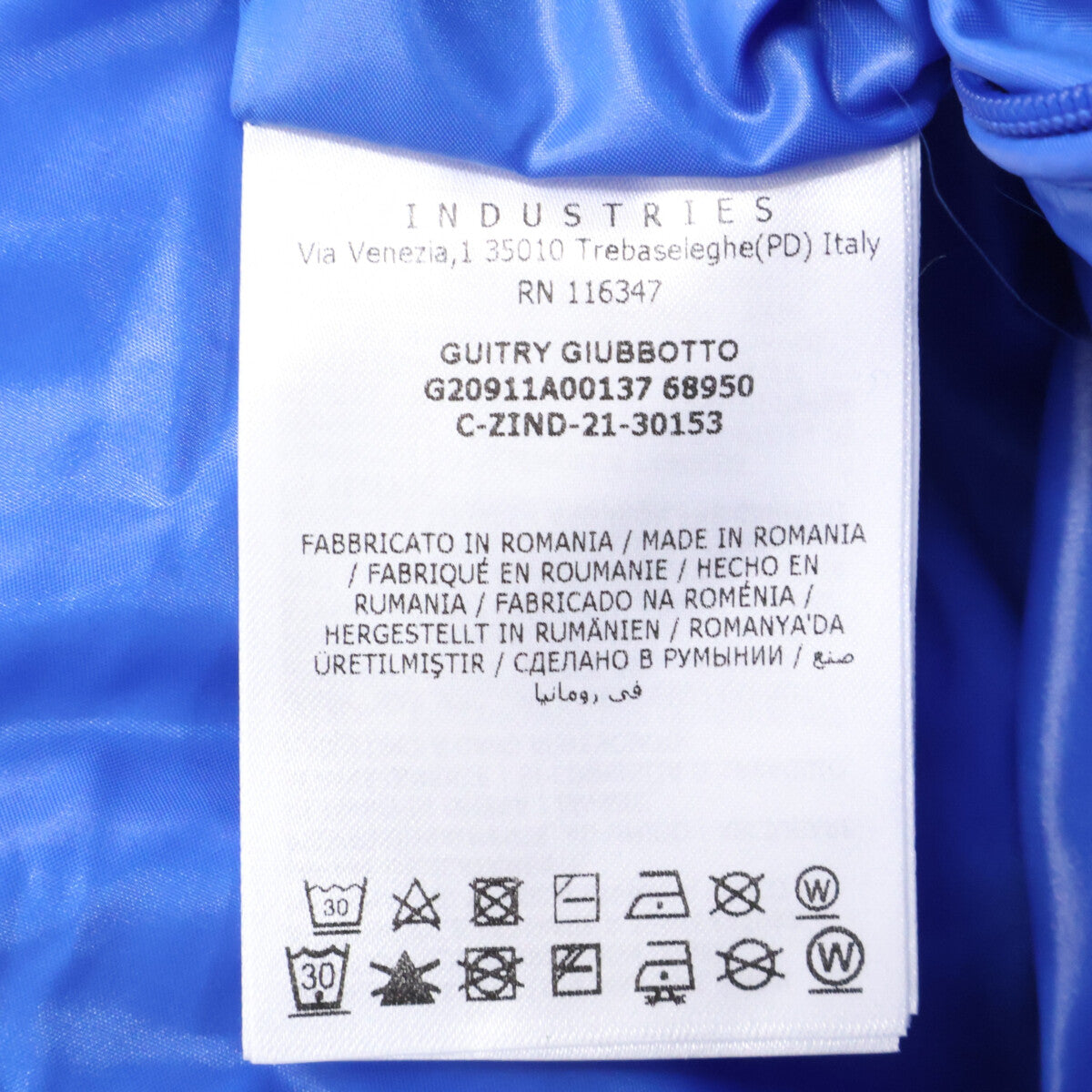 Like new GUITRY down jacket O men's