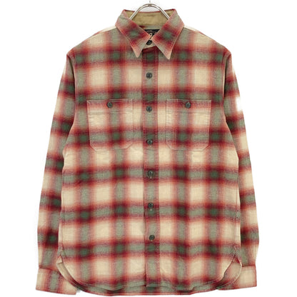 RRL ダブルアールエル 782567202001 レッド オンブレ チェックシャツ トップス