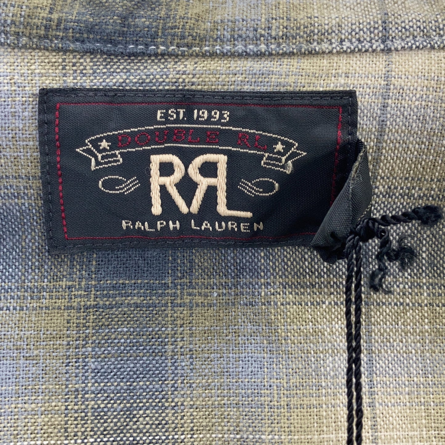 RRL ダブルアールエル 782507814001 グレー オンブレ チェックシャツ トップス