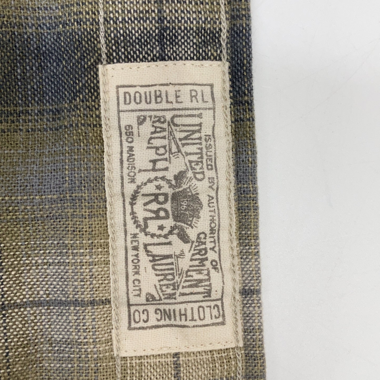 RRL ダブルアールエル 782507814001 グレー オンブレ チェックシャツ トップス