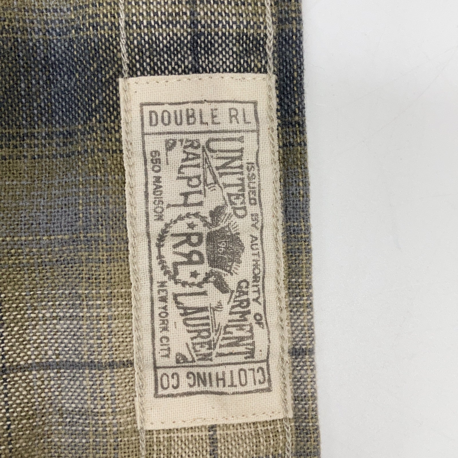 RRL ダブルアールエル 782507814001 グレー オンブレ チェックシャツ トップス