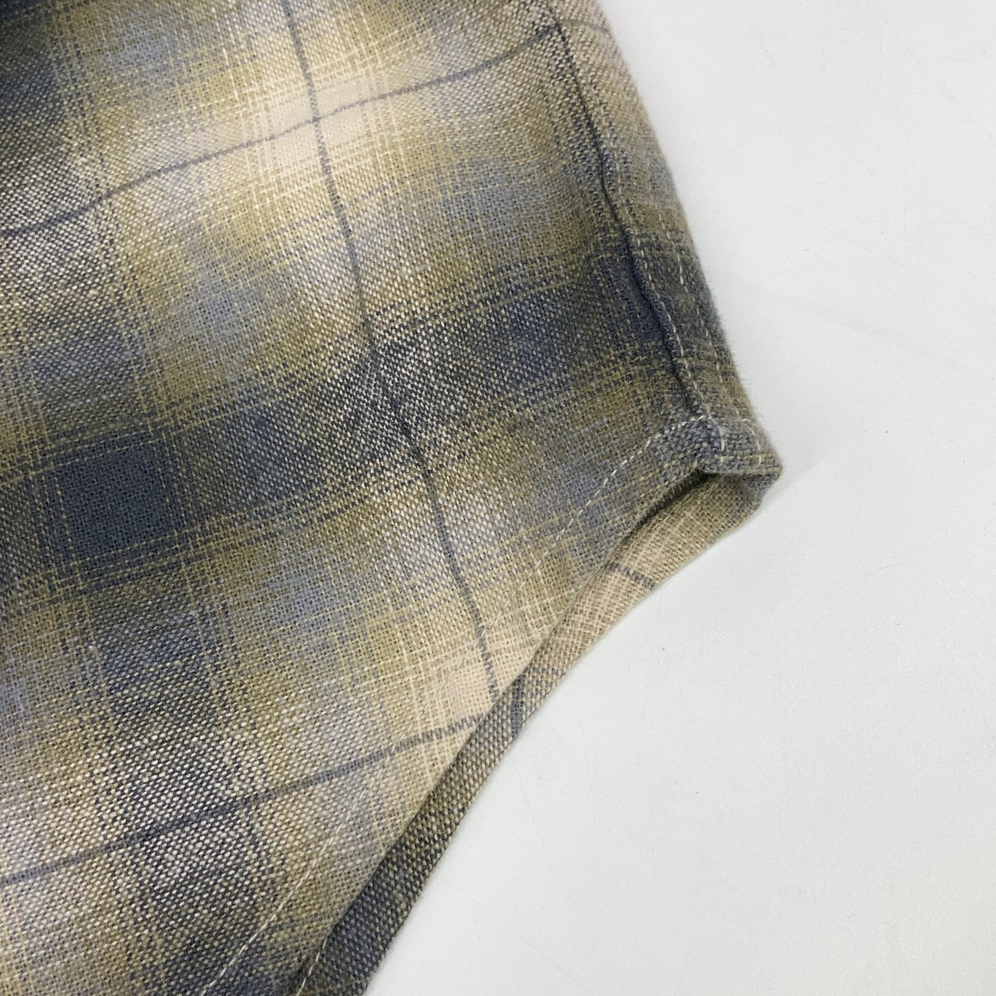 RRL ダブルアールエル 782507814001 グレー オンブレ チェックシャツ トップス