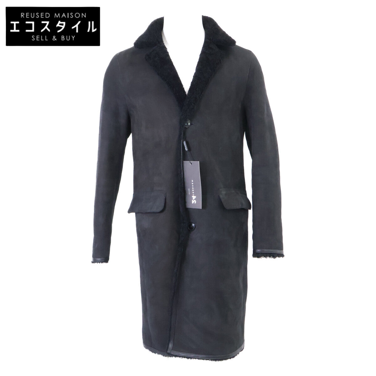 MANZONI24 【Near-new】20U223-S8 Shearling Lamb Coat 44