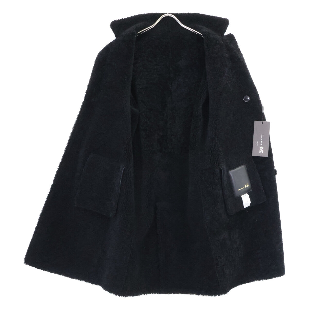 MANZONI24 【Near-new】20U223-S8 Shearling Lamb Coat 44