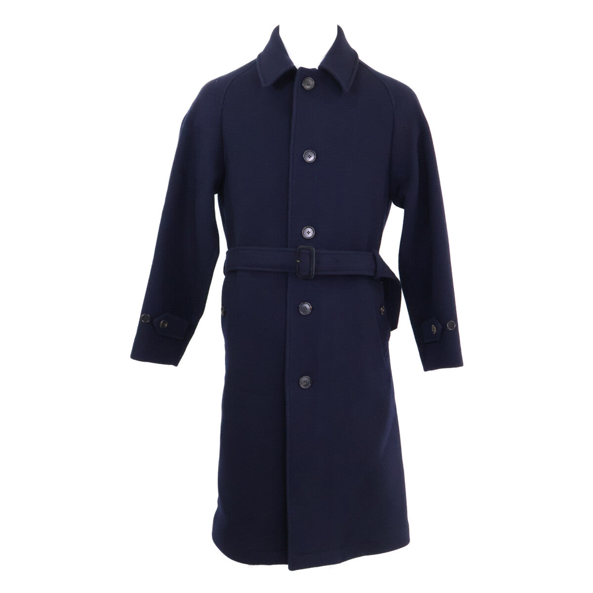 RalphLauren PURPLE LABEL ラルフローレン パープルレーベル 【美品/国内正規】カシミヤｘウール ベルト付 チェスター コート
