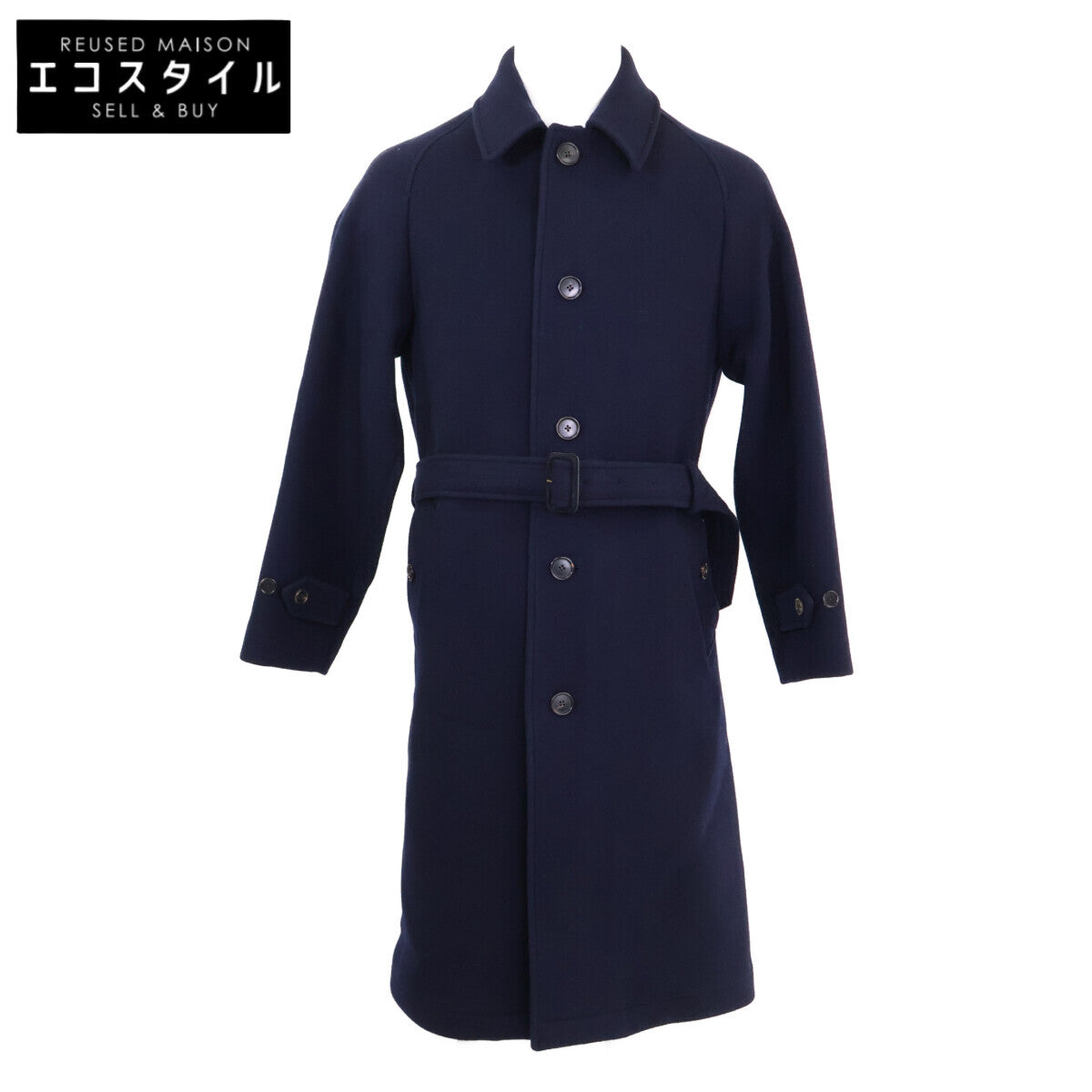 RalphLauren PURPLE LABEL ラルフローレン パープルレーベル 【美品/国内正規】カシミヤｘウール ベルト付 チェスター コート