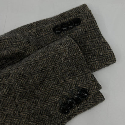 COATS MILANO COATS MILANO 灰色 羊毛 人字纹 切斯特大衣 大衣 50