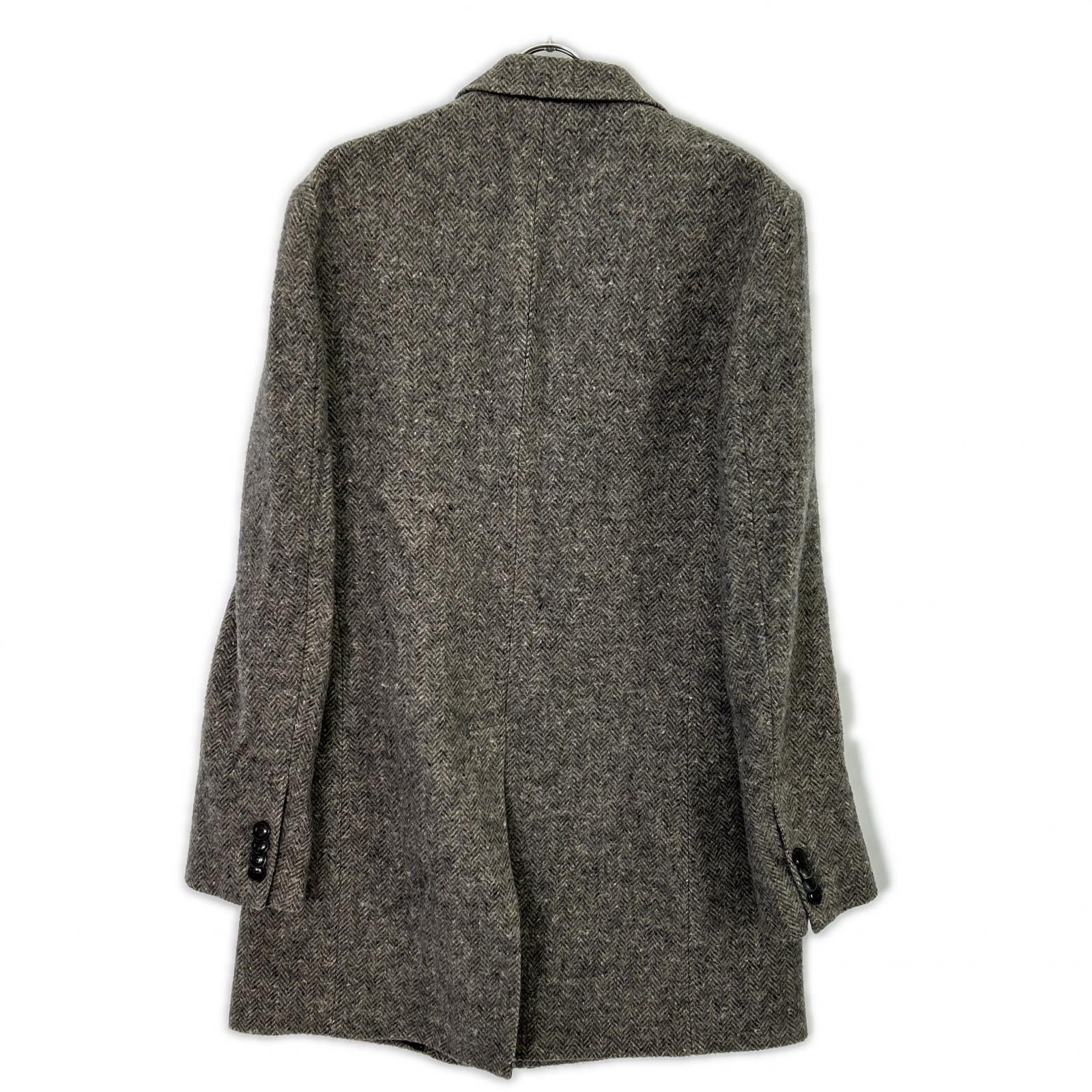 COATS MILANO COATS MILANO 灰色 羊毛 人字纹 切斯特大衣 大衣 50