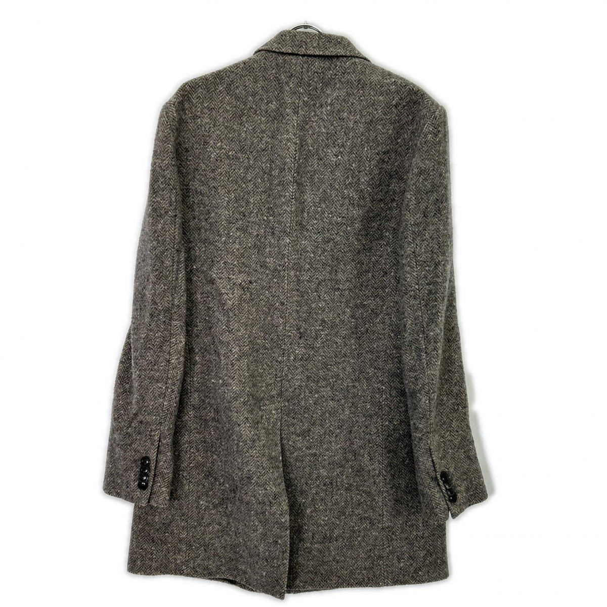 COATS MILANO COATS MILANO 灰色 羊毛 人字纹 切斯特大衣 大衣 50