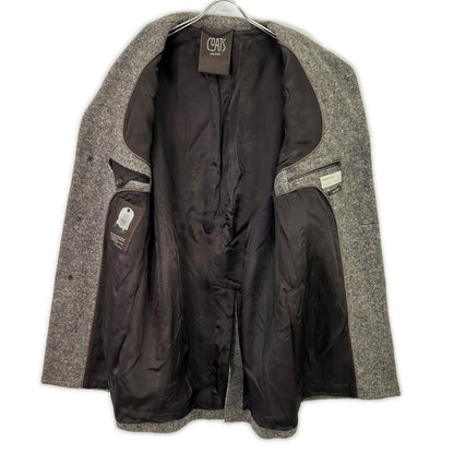 COATS MILANO COATS MILANO 灰色 羊毛 人字纹 切斯特大衣 大衣 50