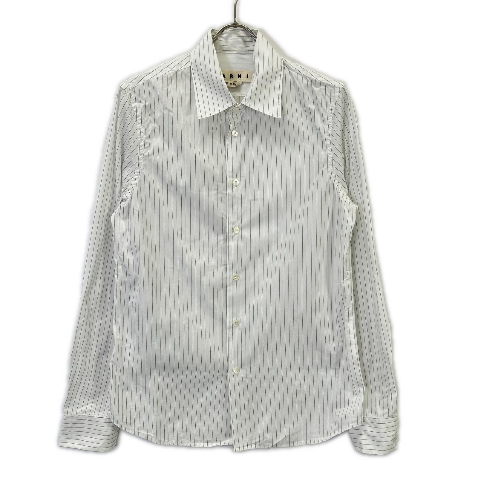 MARNI マルニ CUMU0024A0 Striped Long-sleeved Shirt Top [Domestic authentic]