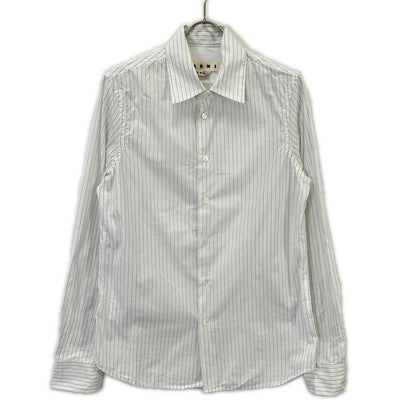 MARNI マルニ CUMU0024A0 Striped Long-sleeved Shirt Top [Domestic authentic]