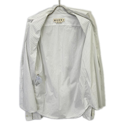 MARNI マルニ CUMU0024A0 Striped Long-sleeved Shirt Top [Domestic authentic]