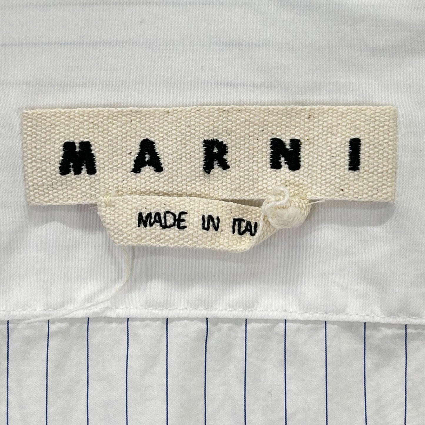 MARNI マルニ CUMU0024A0 Striped Long-sleeved Shirt Top [Domestic authentic]