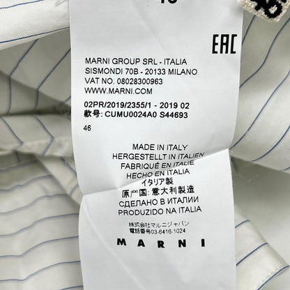 MARNI マルニ CUMU0024A0 Striped Long-sleeved Shirt Top [Domestic authentic]