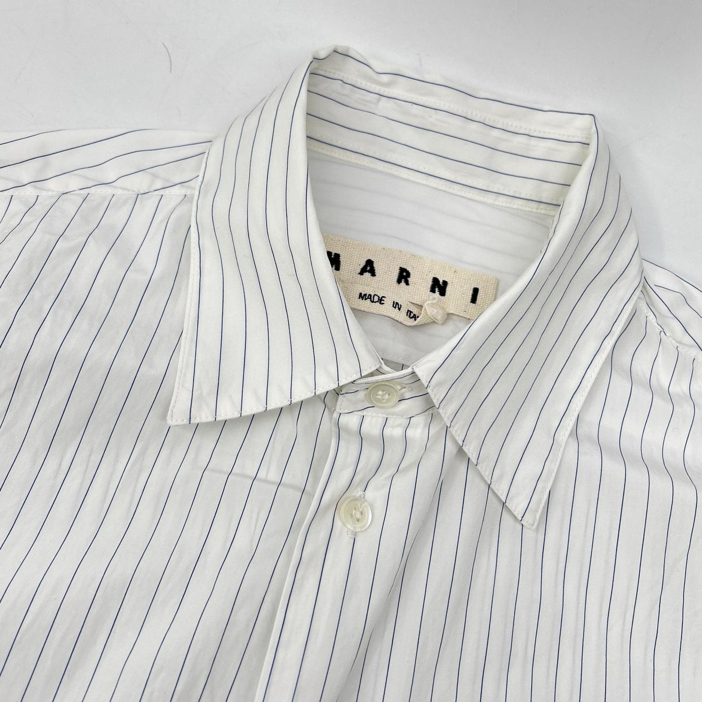 MARNI マルニ CUMU0024A0 Striped Long-sleeved Shirt Top [Domestic authentic]