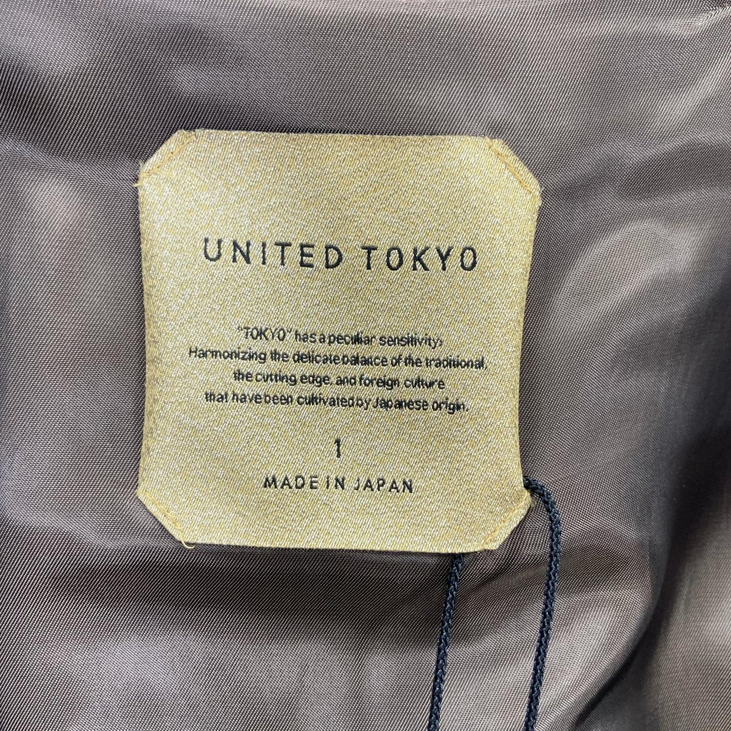 UNITED TOKYO ユナイテッドトウキョウ 134650002 ベージュ ハンティングブルゾン ジャケット