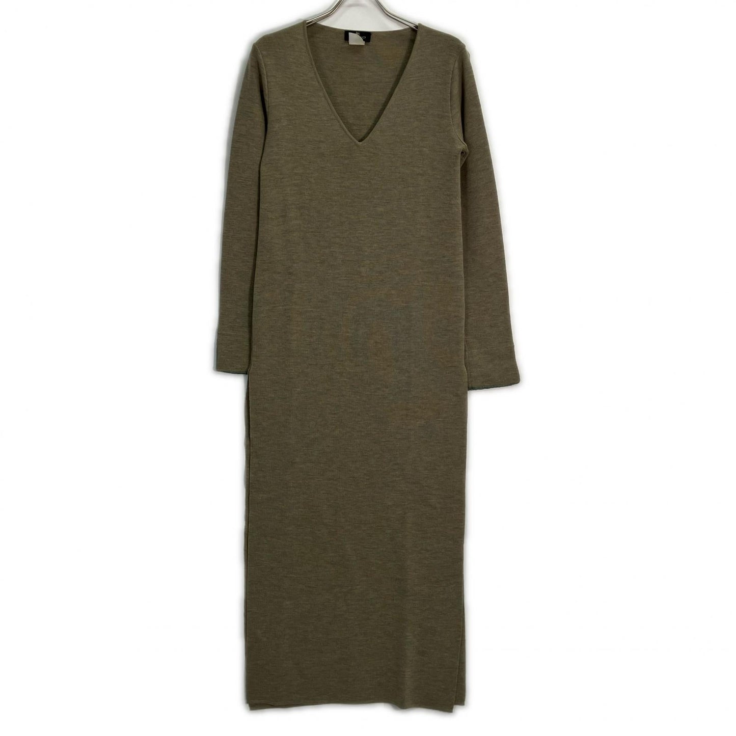 ETRO Gray Slit Knit Dress Dress 42