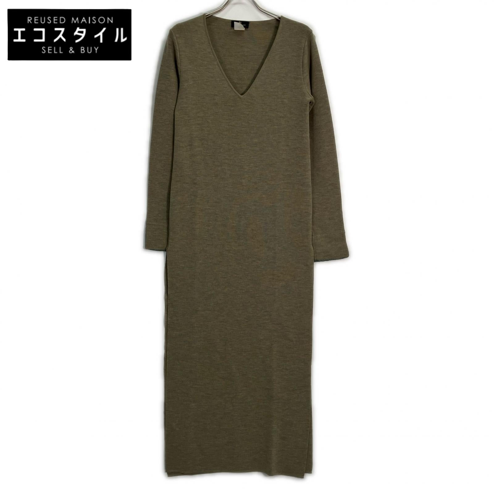 ETRO Gray Slit Knit Dress Dress 42