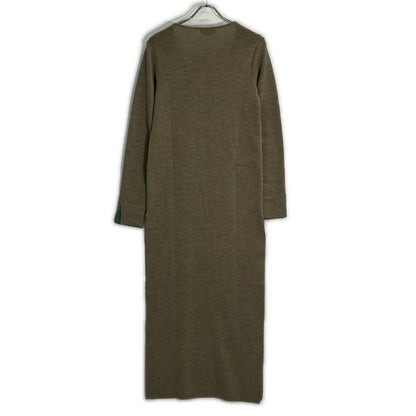 ETRO Gray Slit Knit Dress Dress 42