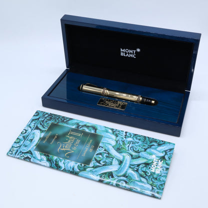 MONTBLANC 万宝龙 精品赞助人系列1999 腓特烈二世 18K M笔尖 钢笔 文具
